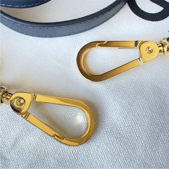 Mansur Gavriel Navy Satchel Bag - Picture 8 of 14